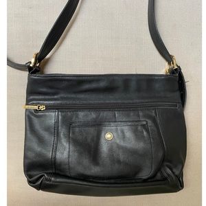Black Stone &Co Leather handbag purse EUC